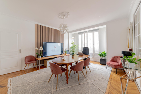 Vue de l'étude de Maître Christine LE BIHAN, notaire à Paris